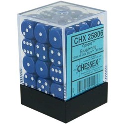 Dice Set Opa Blue/White 12Mm (36)