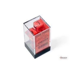 Dice Set Opa Poly Orange/Black (7) Dice Set Opa Poly Orange/Black (7)