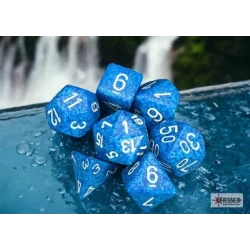 Dice Set Spec Poly Water (7)