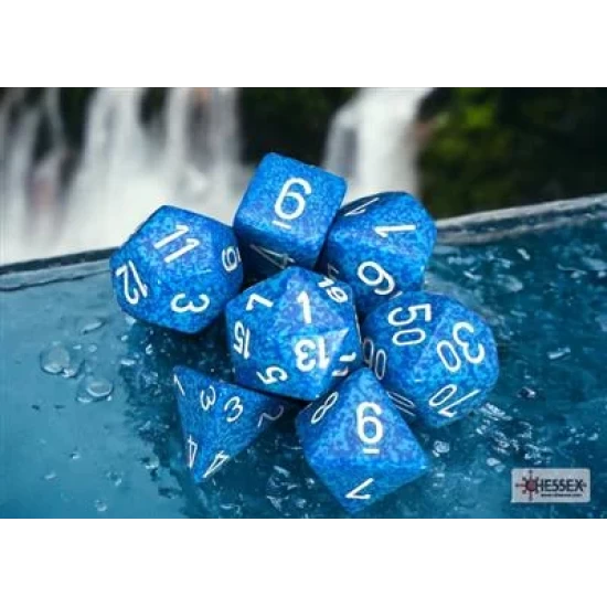 Dice Set Spec Poly Water (7)