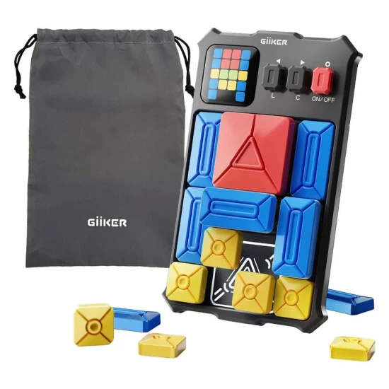 Super Slide Puzzle Game (Including Travel Bag) - Classic Black