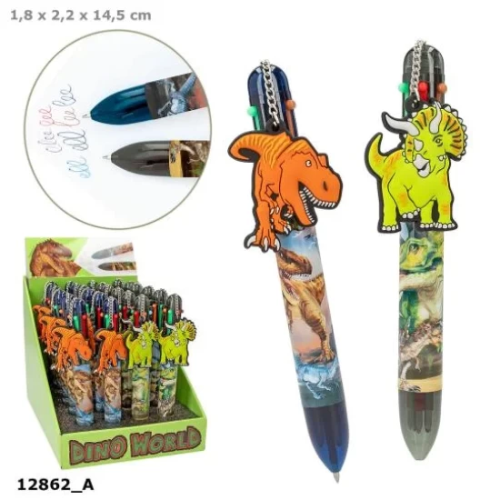 Dino World Gelpen Met 6 Kleurn