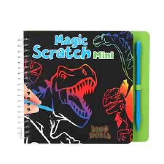 Dino World  Mini Magic Scratch Boek