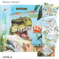 Dino World  Waterverf Boek