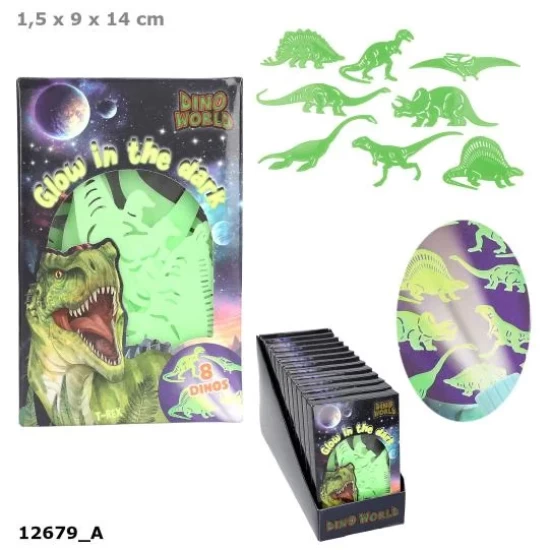 Dino Worls Glow In The Dark Stickers