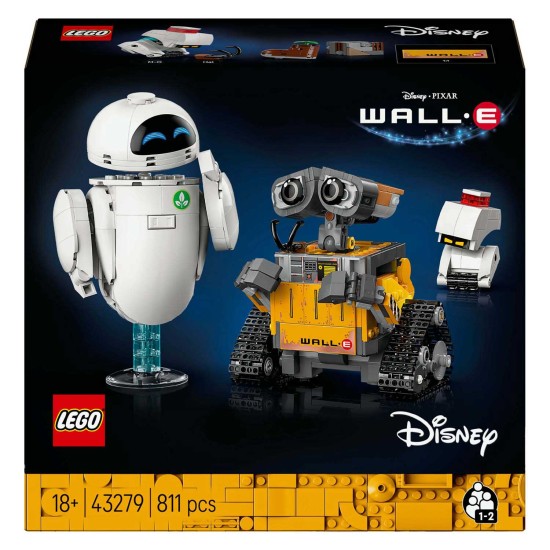 Lego Disney 43279 Pixar Wall-E En Eve
