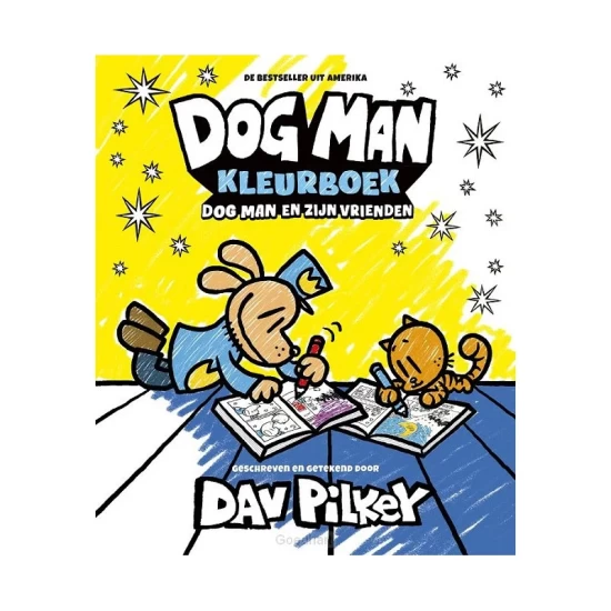 Dog Man Kleurboek Kleurboek