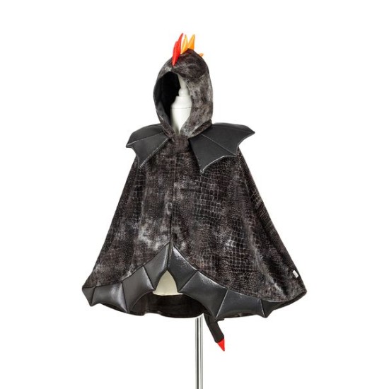Draak Cape Zwart 4-7 Jaar (1 Stuk)
