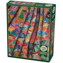 Cobble Hill Puzzle 1000 Pieces - Crazy Quilt