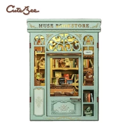 Cutebee Diy Booknook Muse Bookstore Bjaa201125105X17Cm Cutebee Diy Booknook Muse Bookstore Bjaa201125105X17Cm