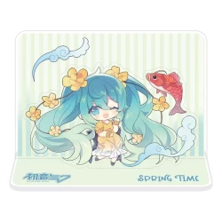 Hatsune Miku Acrylic Figure Standee Hatsune Miku Spring Time Chibi Miku With Koi 11 Cm Hatsune Miku Acrylic Figure Standee Hatsune Miku Spring Time Chibi Miku With Koi 11 Cm