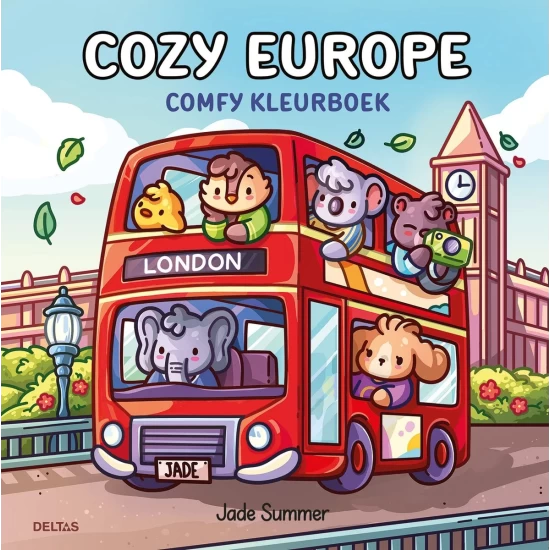 Cozy Europe - Comfy Kleurboek Jade Summer Cozy Europe - Comfy Kleurboek Jade Summer