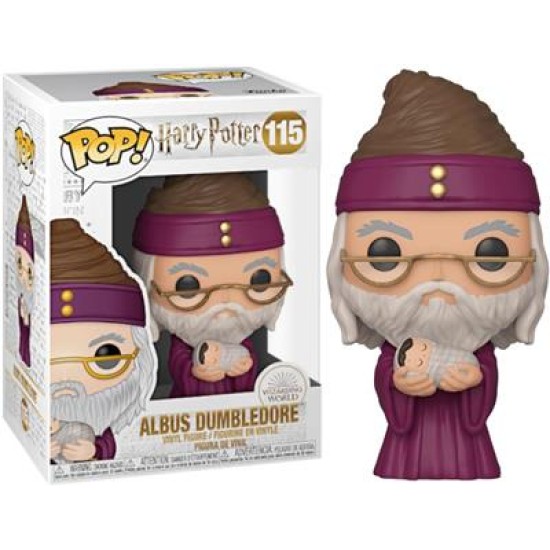 Harry Potter Pop! Movies Vinyl Figure Dumbledore With Baby Harry 9 Cm