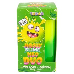 Tuban Slime - Jiggly Slime - Neo Duo - Geel En Groen 430G