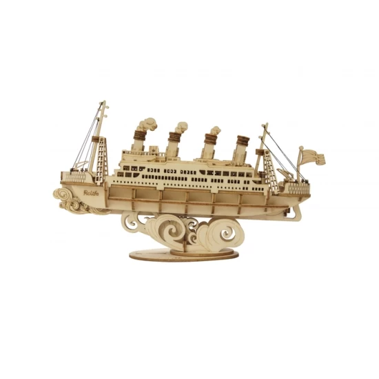 Robotime 3D Houten Puzzel Cruise Schip Tg306 19X5X11Cm