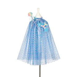 Marlya Mermaid Cape + Tiara + Wand Set 5-7 Yrs (1 Pc)