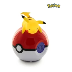 Pokmon Alarm Clock Pokeball With Light Pikachu 18 Cm