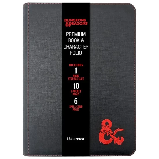 Upper Deck - Dungeons And Dragons Premium Zippered Book And Character Folio Upper Deck - Dungeons And Dragons Premium Zippered Book And Character Folio