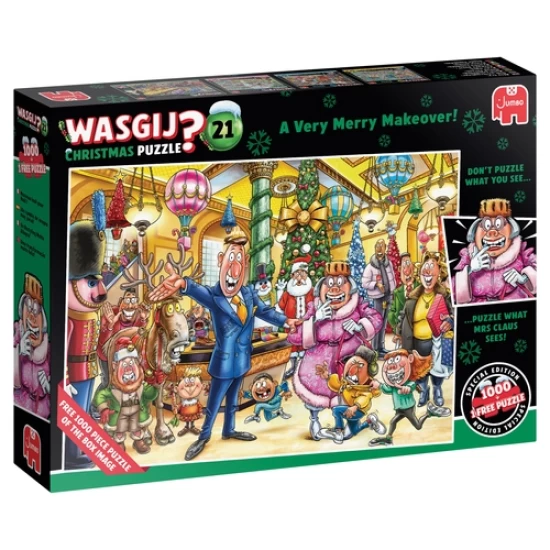 Wasgij Christmas 21 – Een Feestelijke Make-Over! (2×1000)