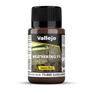 Vallejo Weathering Effects Splash Mud Brown 40 Ml