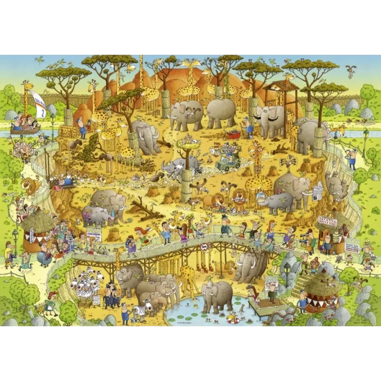 Puzzel African Habitat 1000 Heye 29639 Puzzel African Habitat 1000 Heye 29639