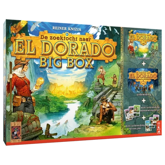 De Zoektocht Naar El Dorado: Big Box - Bordspel