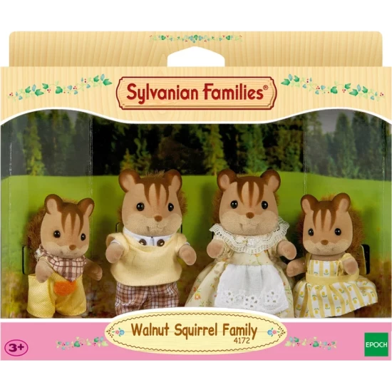 Sylvanian Families 4172 Walnut Squirrel Family Knacks