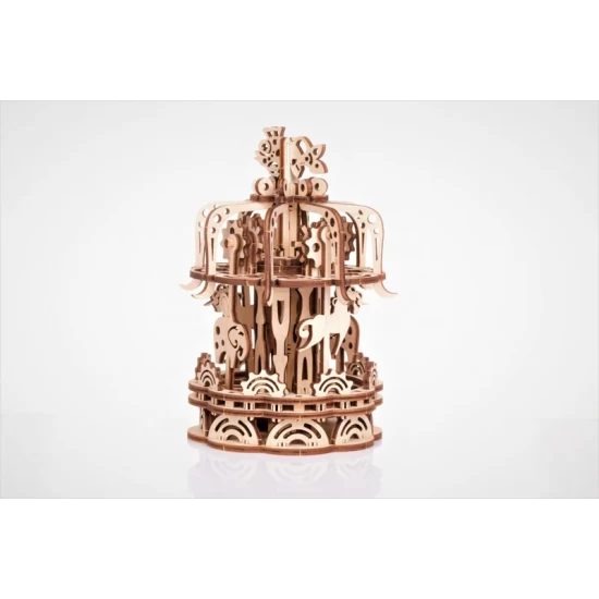 Mr. Playwood 3D Houten Puzzel Carousel Klein 10404 125125175Cm