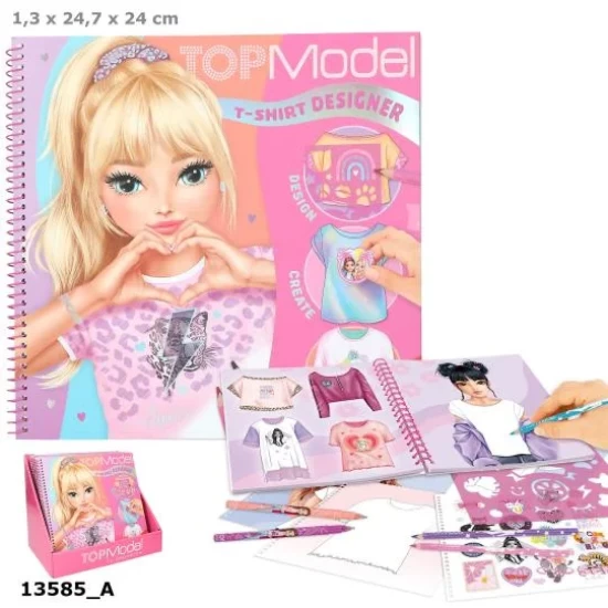 Topmodel T-Shirt Designer Kleurboek