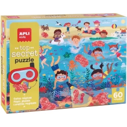 Apli - Puzzel Top Secret Strand (60 Stuks) Apli - Puzzel Top Secret Strand (60 Stuks)