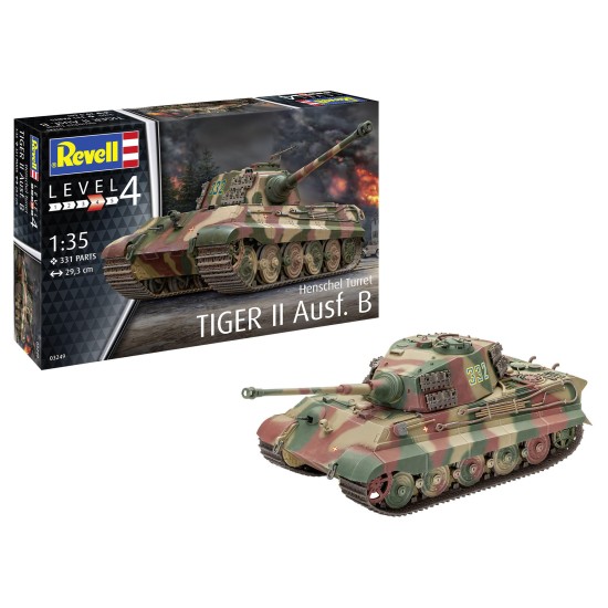 Tiger Ii Ausf.b (Henschel Turret) Revell Modelbouwpakket