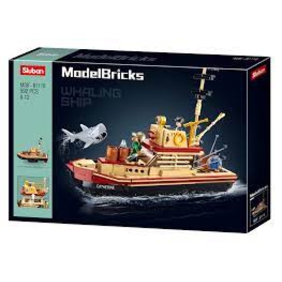 Nieuw - Modelbricks-The Great Shark  592Pcs