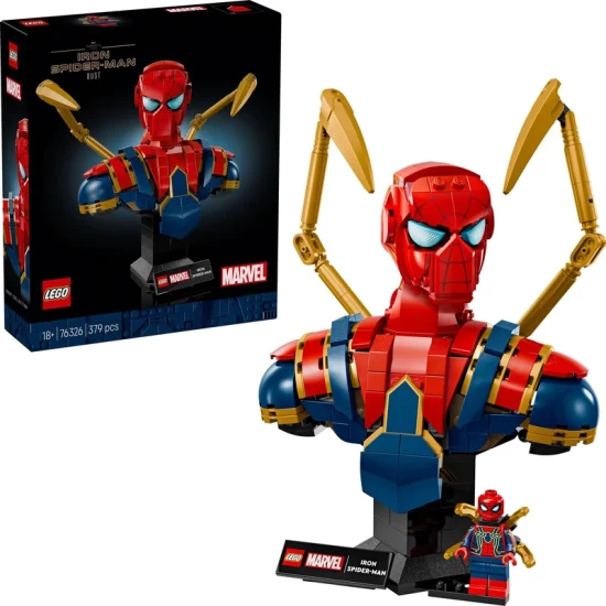 Lego Marvel Superhelden 76326 Iron Spider-Man Buste Lego Marvel Superhelden 76326 Iron Spider-Man Buste
