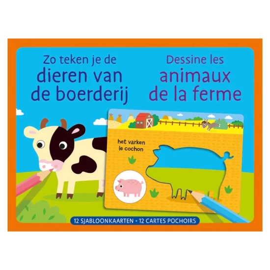 Sjabloonkaarten - Zo Teken Je De Dieren Van De Boerderij