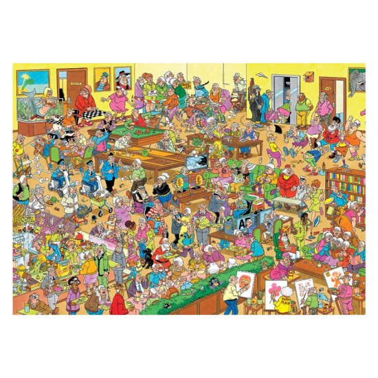 Het Bejaardentehuis – Jan Van Haasteren (1000)