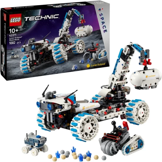 Lego Technic 42211 Lunar Outpost Maanrover Ruimtevoertuig Lego Technic 42211 Lunar Outpost Maanrover Ruimtevoertuig