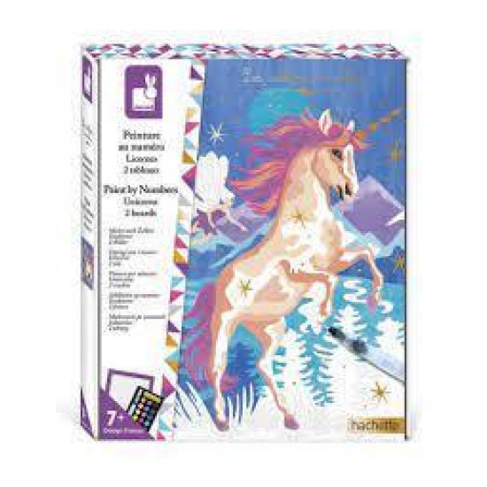 Janod Atelier - Verven Op Nummer - Eenhoorns