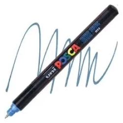 Posca Verfmarker (Gekalibreerd) Extra Fijn: Metallic Blauw Posca Verfmarker (Gekalibreerd) Extra Fijn: Metallic Blauw
