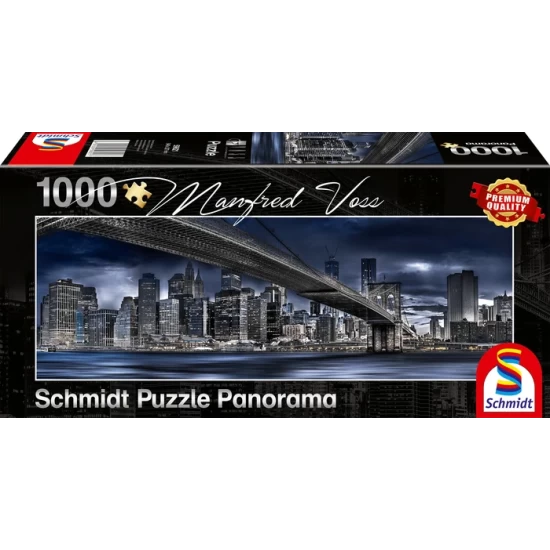 New York Donkere Nacht 1000 Stukjes - Puzzel