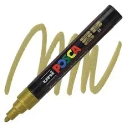 Posca Verfmarker (Conisch) Medium: Goud Posca Verfmarker (Conisch) Medium: Goud