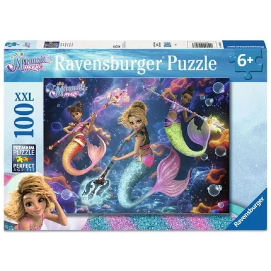 Puzzels Voor Kinderen 100 Xxl Stukken - Zeemeermin Magie 100 Stuks Xxl