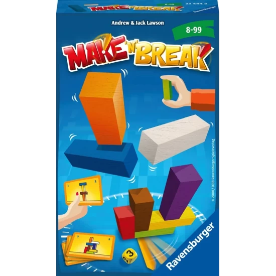 Ravensburger 23444 - Make N Break Reisspel Voor 2-4 Spelers Kinderspel