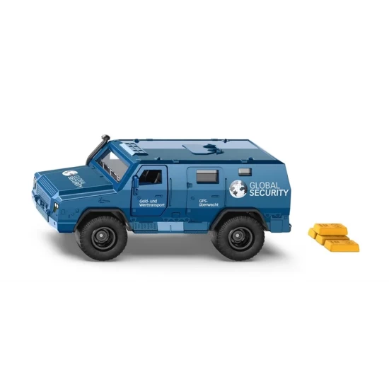 Siku Rheinmetall Survivor Geldtransporter Speelgoedauto 1:50 Metaal/Kunststof Blauw Deuren Kunnen Open Inclusief Stickervellen In Verschillende Talen En 4 Goudstaven Siku Rheinmetall Survivor Geldtransporter Speelgoedauto 1:50 Metaal/Kunststof Blauw Deuren Kunnen Open Inclusief Stickervellen In Verschillende Talen En 4 Goudstaven