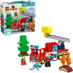 Lego Duplo 10473 Brandweerwagen Met Slang En Brandweerman Lego Duplo 10473 Brandweerwagen Met Slang En Brandweerman