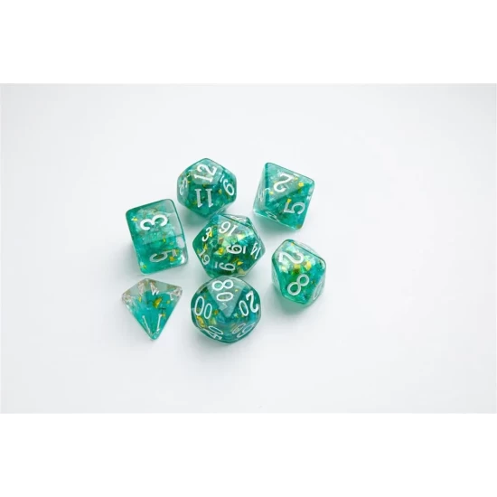 Dice Candy-Like Series Mint Rpg Dice Set 7Stukjes