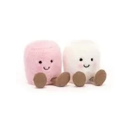 Jellycat Amuseables Pink And White Marshmallows Jellycat Amuseables Pink And White Marshmallows
