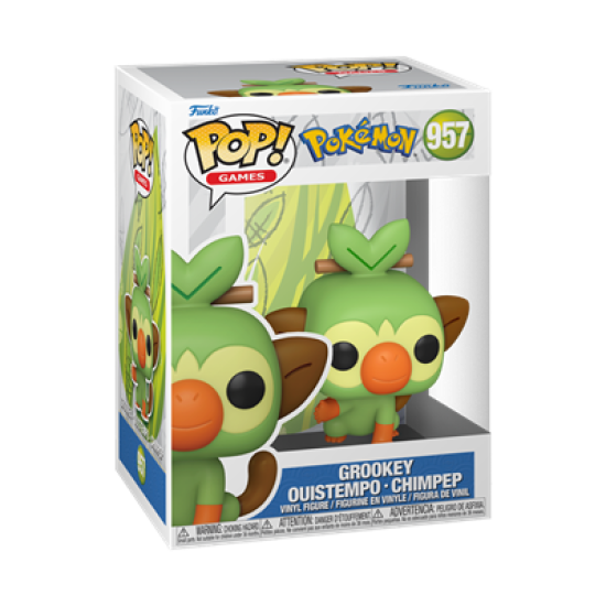 Pokemon Pop! Games Vinyl Figure Grookey (Emea) 9 Cm