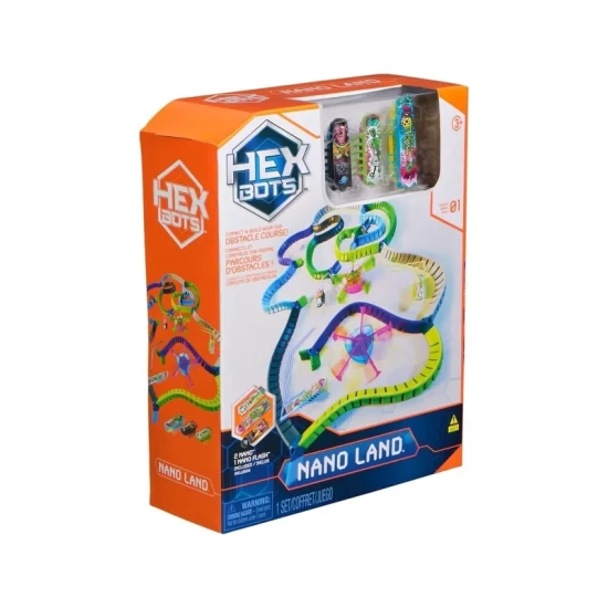 Hex Bots™ Nanoland Set 3 Nano Bots Led-Verlichting Hex Bots™ Nanoland Set 3 Nano Bots Led-Verlichting