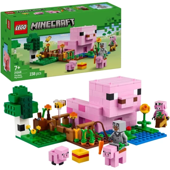 Lego Minecraft 21268 Het Babyvarkenhuis