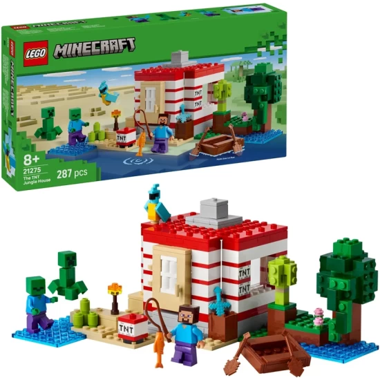 Lego Minecraft 21275 Het Tnt Junglehuis Lego Minecraft 21275 Het Tnt Junglehuis